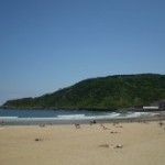 Playa artificial en Japón